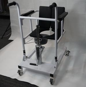 <span class=keywords><strong>Fauteuil</strong></span> <span class=keywords><strong>roulant</strong></span> manuel hydraulique en acier au carbone robuste WCHT WCHT0122 pour le transfert de patients, toilette/commode portable, réadaptation - Product Image 6