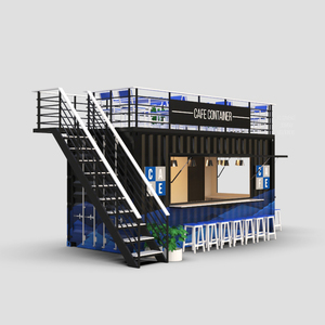 20ft 40ft Pop up Prefab Container <strong>Coffer</strong> Shop/mobile Food Kiosk for Sale - Product Image 1