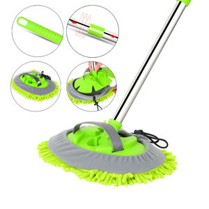 Brosse de lavage de <span class=keywords><strong>voiture</strong></span> Balai de nettoyage en chenille Brosse télescopique réglable à long manche Outils de nettoyage de <span class=keywords><strong>voiture</strong></span> Brosse rotative - Product Image 2