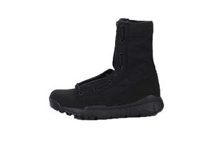 Botas Tácticas TST11 de Gamuza Negra con Cierre Rápido en la Lengüeta, Botas de Combate Ligeras e Impermeables - Product Image 2