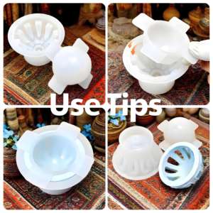 DM1220 Stampo in Silicone 3D <span class=keywords><strong>per</strong></span> Bruciatore di Incenso Mediorientale Fai-da-Te Barattolo <span class=keywords><strong>per</strong></span> <span class=keywords><strong>Candele</strong></span> in Silicone Gesso Cemento Incensiere Stampi <span class=keywords><strong>per</strong></span> Decorazioni <span class=keywords><strong>per</strong></span> la Casa - Product Image 4