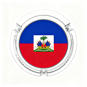 Cendrier en verre rond de 8,5 cm avec design de drapeaux nationaux personnalisés 2026, accessoire de fumeur souvenir - Product Image 3