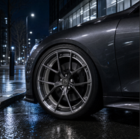 Jantes forgées ZhiGu Premium 20 pouces 5x114.3, chrome noir, Y-Spoke, jantes sport de luxe pour Honda Accord