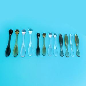 Mini spatule cosmétique jetable courbée pour masque facial, crème, crème pour les yeux, outils de beauté pour le visage - Product Image 6