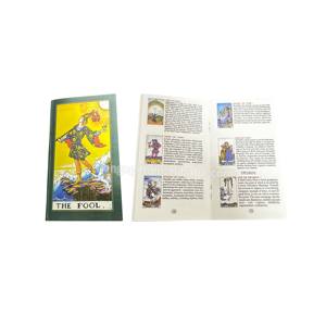 Custom lamina d'oro plastica oro timbratura tarocchi carte da gioco con scatola magnetica e stampa personalizzata - Product Image 6