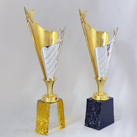 Trophées en cristal personnalisés avec gravure laser 3D, trophées en cristal étoile, récompenses en verre gravées, trophées en cristal pour entreprises