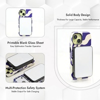 Subbank Power Bank Magnétique à Sublimation 5000/10000mAh Chargeur Sans Fil Personnalisable avec Impression de Logo DIY et Verre Vierge – Chargeur Portable