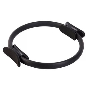 En gros Cercle Magique de Fitness Noir pour Pilates et Yoga, avec Double Poignée et Logo, Anneau de Pilates Rigide - Product Image 6