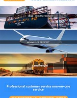 Service de logistique de fret aérien et maritime porte-à-porte LCL de la Chine vers les États-Unis, la Malaisie et l'Inde