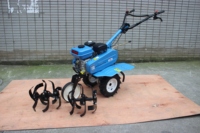 WINYOU POWER - Potente Juego de Herramientas de Jardinería con Motor de 4 Tiempos, Cultivadora con Cuchilla Giratoria WY500
