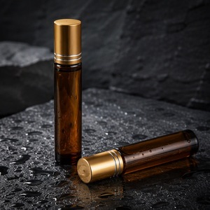 Flacon roll-on en verre rechargeable 10 ml pour huile essentielle, parfum, brillant à lèvres, déodorant, échantillon de voyage, logo personnalisé OEM - Product Image 1