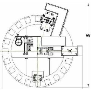 Máquina de fabricación de zapatillas de chanclas completamente automática de 24 estaciones, fácil de operar, maquinaria de calzado de ocio de 3 colores - Product Image 3