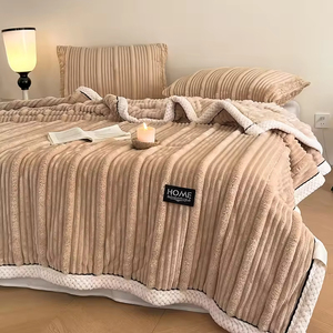 Trang Trí Nội Thất Sang Trọng Giả Thỏ Lông Chăn Fluffy Mềm Dày Sang Trọng Ấm Áp Fluffy Chăn Cho Mùa Đông Giường - Product Image 2
