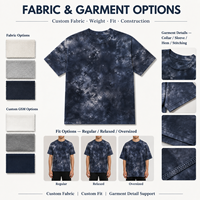 T-shirt Tie Dye Nuage 100% Coton Streetwear – Fabricant de Vêtements en Gros OEM ODM pour Commandes de Marques en Gros