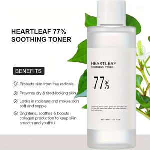 Tonique Visage Apaisant 77% Heartleaf, Affinant les Pores, pH Équilibré, Réduit l'Inconfort, Répare la Barrière Cutanée, Hydratant, Lisse la Peau - Product Image 4