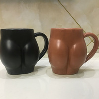 Solhui-tasse en céramique personnalisée, nouveauté, corps drôle de femme, cul en forme de fesses, tasse à café, lait, tasse de Table à manger, tasse de Sculpture