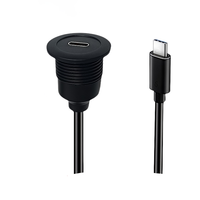 Cable de Extensión USB-C a Tipo-C 5A de Carga Rápida, Resistente al Agua, Transferencia de Datos 3.0 a 5Gbps, Macho a Hembra, 1m 2m, Blindado, para Computadora y Cámara