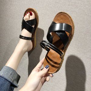 Classics Sandals Women on Flats Casual Summer Footwear Beach Shoes Female - Product Image 5