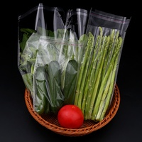 Sacs d'emballage en plastique BOPP jetables personnalisables en gros pour supermarchés, avec fermeture éclair auto-adhésive sous vide et thermoscellable