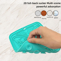 Bols à alimentation lente BunnyHi GP013, moule personnalisé en silicone, tapis à lécher pour chien, bol à alimentation lente en forme de fleur, qualité alimentaire