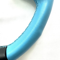 Volant de course universel de haute qualité pour drift et rallye, 13-14 pouces (330-350 mm), logo personnalisé brodé, cuir et suède JDM