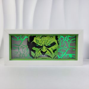 Veilleuse 3D Marvel <span class=keywords><strong>Avengers</strong></span> Lampe de sculpture sur papier Anime Boîte à lumière 3D Artisanat en bois Décoration de table Cadeau promotionnel - Product Image 2