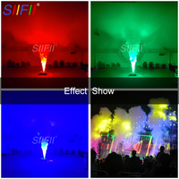 Machine à fumée verticale LED 1500W RGB avec télécommande 4 canaux DMX AC 110-240V pour DJ, fêtes, mariages, événements et locations