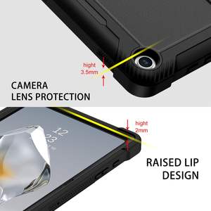 Étui pour tablette T-Mobile Revvl Tab <span class=keywords><strong>2</strong></span> 10,1 pouces, résistant aux chocs, protection intégrale à 360 degrés, robuste, avec béquille intégrée, étui pour tablette Android - Product Image 4