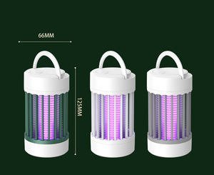Lampe <span class=keywords><strong>anti</strong></span>-moustiques électrique LED rechargeable par USB, 1200 mA, style colonne romaine, pour extérieur - Product Image 6
