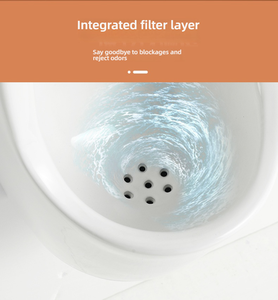Urinario de cerámica montado en la pared con sensor moderno al por mayor con descarga por gravedad para uso en hoteles y hospitales baño de hombres - Product Image 4