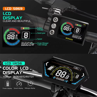Kit de conversion de vélo électrique 52V 2000W, moteur sans engrenage sans balais 48V 2000W, kit de vélo électrique à entraînement arrière MTX39 26-29 pouces 700C avec UKC1