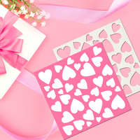 Matériaux PET recyclés Pochoirs en plastique pour enfants Outils de dessin Outils de scrapbooking Pochoirs en plastique pour bricolage Peinture Artisanat