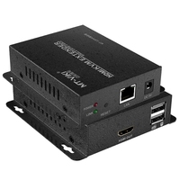 Extensor KVM HDMI USB MT-VIKI de 120 m sobre Ethernet, Transmisor y Receptor KVM HDMI de 1080p y 60 Hz sobre Ethernet