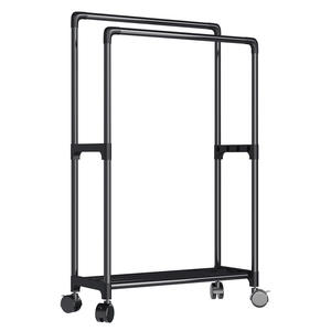 Porte-manteau moderne en alliage de zinc, du sol au plafond, pour intérieur, avec support à chaussures, pour séchage de vêtements dans le salon - Product Image 5