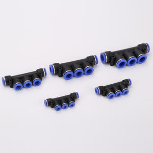 K-Type Pneumatic <b>Quick</b>-Connect Plastic Tubing Fittings Five-Way <b>Connectors</b> (Outer Diameter) PK4 PK6 PK8 PK10 PK12 - Product Image 5