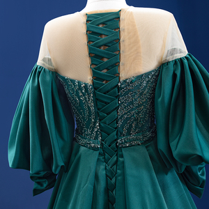 Rsm67428 Nouvelle robe de soirée verte à sequins luxueuse et élégante - Product Image 5