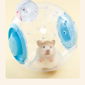 Cage à hamster avec boule à rouler, double usage, ours doré, jouet anti-stress, harnais extérieur, nid, sac à dos extérieur super luxueux - Product Image 4