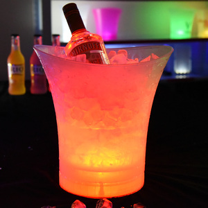 <span class=keywords><strong>5L</strong></span> bière en plastique PP éclairé meilleur vendeur LED seau à glace - Product Image 3