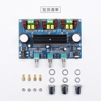 XH A305 BT 5.0 carte amplificateur numérique TPA3116D2 double cœur hi-fi 2.1 canaux 2*50W + 100W