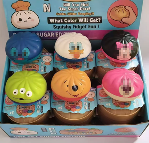 Dumpling Silicone Squishy Mystery Box Viral Toy Bao Bun Squeeze Stress Relief Fidget Toys Portable Holiday Birthday Gifts - Product Image 5