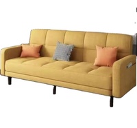 Sofá Seccional Elegante para Sala de Estar, Juego de Muebles de Dos Plazas, Tela Moderna, Sofá Cama de Bajo Precio para Hospital, Escuela y Hogar