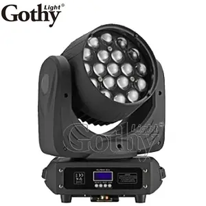 Guangzhou 19*10W lampu sorot kepala panggung LED kepala cuci zoom bergerak