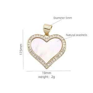 Ciondoli Trendy Retrò Fai da Te con Monete in Madreperla per Collane, Charms a Forma di Occhio di Allah, <span class=keywords><strong>Sole</strong></span>, Luna e Cuore - Product Image 6