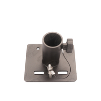 Support de fixation pour haut-parleur Getshow Dual 10 pouces en métal Q1/Q7 Line Array - Adaptateur de support de type chapeau