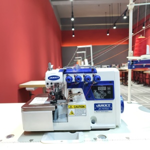 JUKKY 747DU NOUVEAU Produit en promotion Machine à coudre industrielle surjeteuse à lit plat haute vitesse avec moteur double aiguille pour usage domestique et industriel - Product Image 3