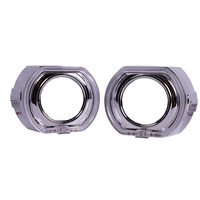 Cache-projecteurs 2,5 et 3,0 pouces pour BMW avec LED Angel Eye, lumière de poursuite blanche, jaune et RGB, accessoires de rétrofit pour phares