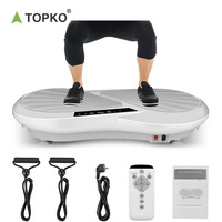 TOPKO Hochwertige Fettverbrennungs-Fußvibrationsmaschine Trainingsgerät Multifunktionale Vibrations-Fettreduktionsmaschine