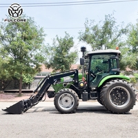 Tracteur agricole économique FULCORE à double sortie hydraulique, haute efficacité de travail pour la préparation des terres