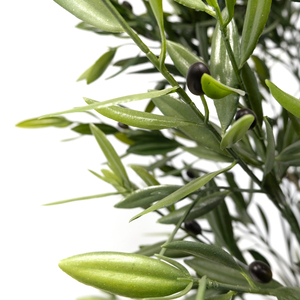 Arbre d'olivier artificiel en gros, 200 cm (6,6 pieds), résistant aux UV, feuillage dense, en plastique, pour décoration de jardin extérieur - Product Image 4