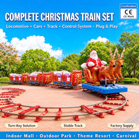 Train miniature sur rail pour parc d'attractions de Noël, prix d'usine